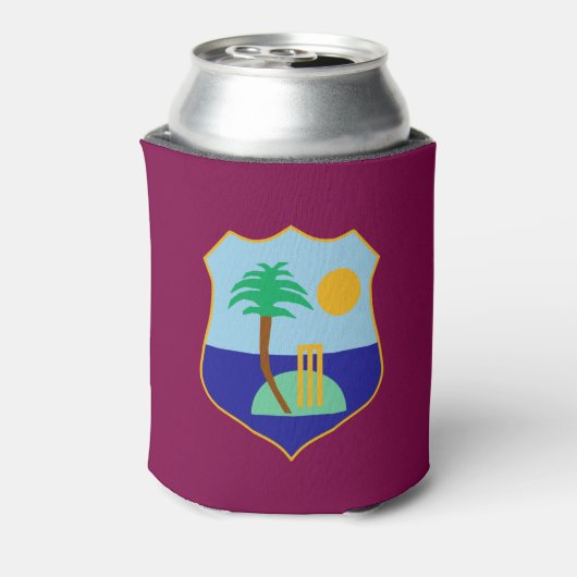 Cricket-Fahne des West Indies Dosenkühler (Kanne Rückseite)