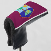 Cricket-Fahne des West Indies Golf Headcover (3/4 Vorderseite)