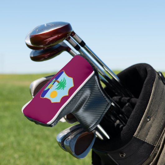 Cricket-Fahne des West Indies Golf Headcover (In Situ)