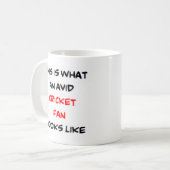 Cricket-Fan, avid Kaffeetasse (Vorderseite Links)