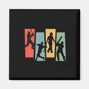 Cricket-Fans Cricketspieler England Pakistan Indie Magnet