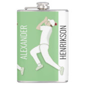 Cricket Flachmann (Vorderseite)