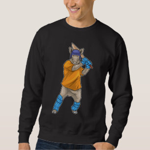 Cricket-Fledermaus Sweatshirt