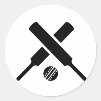 Cricket-Fledermäuse Runder Aufkleber