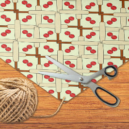 Cricket-Fledermausmuster Seidenpapier