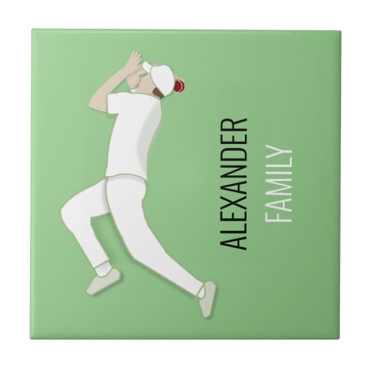 Cricket Fliese (Vorderseite)