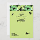 Cricket floral Pattern Family Picnic Einladung (Vorderseite)