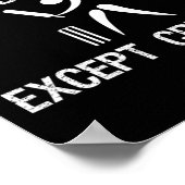 Cricket Game - Funny Moderation - Player  Poster (Ecke)