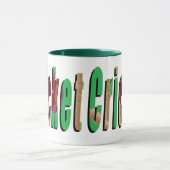 Cricket Game Logo, Green Combo Coffee Tasse. Tasse (Zentrum)