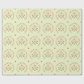 Cricket-Geburtstagsstern Geschenkpapier (Flach)