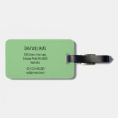 Cricket Gepäckanhänger (Rückseite horizontal)