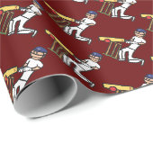 Cricket Geschenkpapier (Rolleneckpunkt)