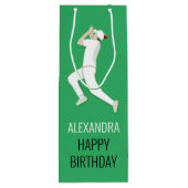 Cricket Geschenktüte Für Weinflaschen (Rückseite)