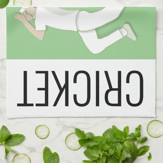 Cricket Geschirrtuch (Gefaltet)