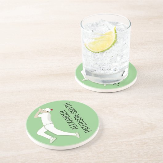 Cricket Getränkeuntersetzer (Seite)