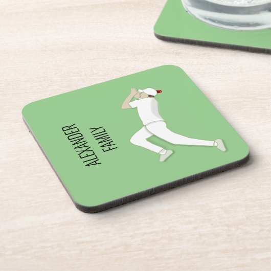 Cricket Getränkeuntersetzer (Linke Seite)