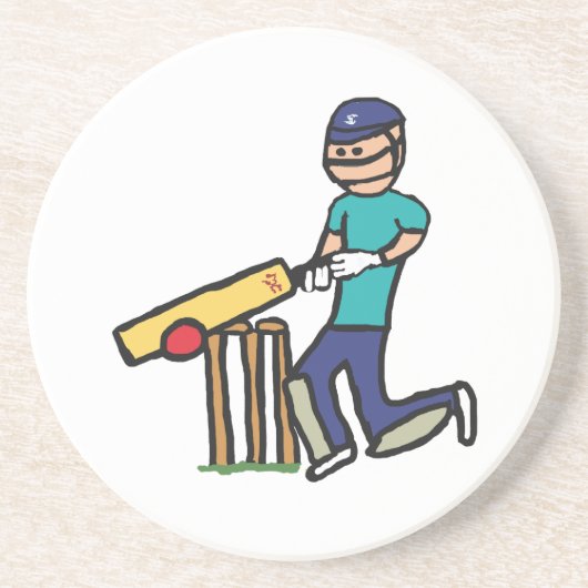 Cricket Getränkeuntersetzer (Vorne)