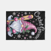 Cricket-Gnom-Weihnachts-Spaß-Cheer Fleecedecke (Vorderseite (Horizontal))