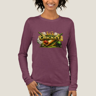 Cricket Gold Emblem Sport Inspiriertes Tri-Blend T Shirt