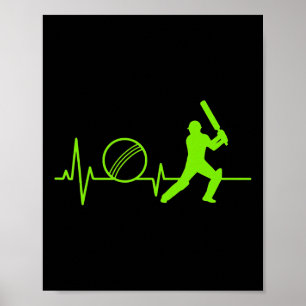 Cricket Herzschlag T-Shirt Pulse Tsman Design Für Poster