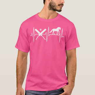 Cricket Horse Lover Sport Cricketspieler T-Shirt