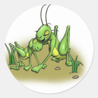 Cricket hug.JPG Runder Aufkleber