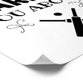 Cricket: Ich bin das Mädchen, vor dem dein Trainer Poster (Ecke)