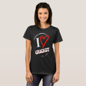 Cricket-Idee T-Shirt (Vorne ganz)