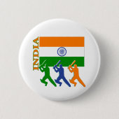 Cricket-India Button (Vorderseite)