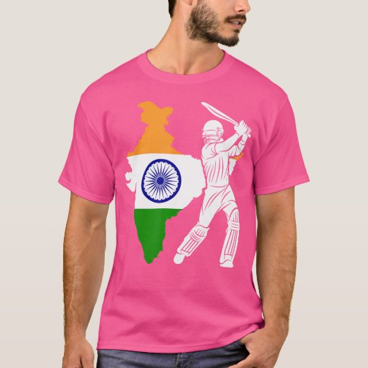 Cricket India Cricket-Team T-Shirt (Vorderseite)