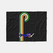 Cricket India For Cricketers Players And Indian Cr Fleecedecke (Vorderseite (Horizontal))