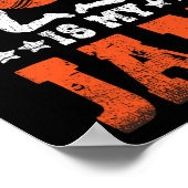 Cricket Is My Jam Cricket  Poster (Ecke)