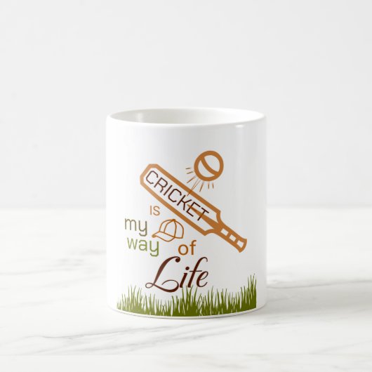 Cricket is my way of life kaffeetasse (Mittel)