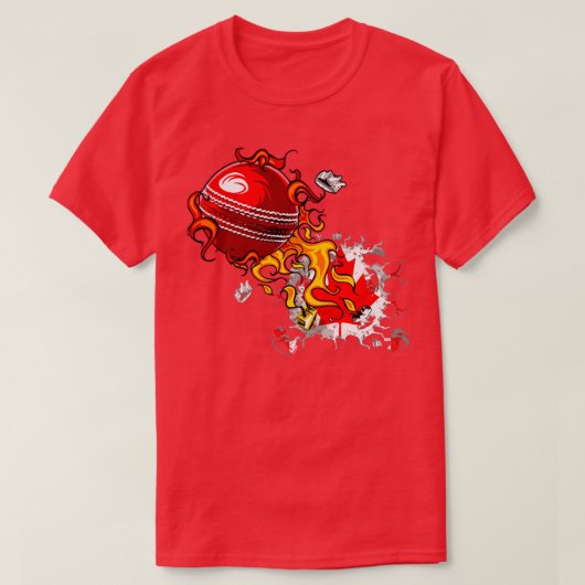 Cricket Kanada T-Shirt (Design vorne)