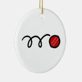 Cricket Keramikornament (Rechts)