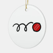 Cricket Keramikornament (Links)