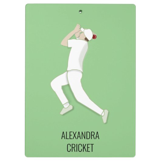 Cricket Klemmbrett (Rückseite)