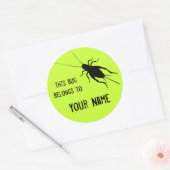 Cricket-Label Runder Aufkleber (Umschlag)