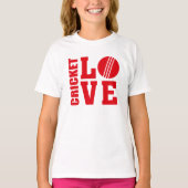 Cricket-Liebe, Cricket T-Shirt (Vorderseite)