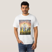 Cricket-Liebhaber im Shirt (Vorne ganz)