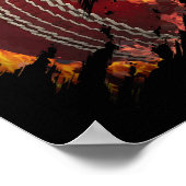 Cricket Ll In Flammen In Mir Fan Oder Tsman Spiele Poster (Ecke)