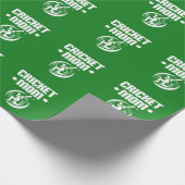 Cricket-Mama Cricketer Son Cricket Lover Mutter Geschenkpapier (Ecke)