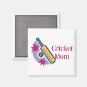 Cricket-Mama-Magnete Magnet (Vorderseite/Rückseite)