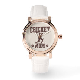 Cricket Mama Sportenthusiasten Cricket Lover Mothe Armbanduhr