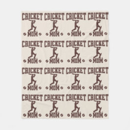 Cricket Mama Sportenthusiasten Cricket Lover Mothe Fleecedecke
