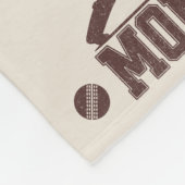 Cricket Mama Sportenthusiasten Cricket Lover Mothe Fleecedecke (Ecke)