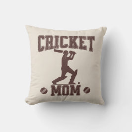 Cricket Mama Sportenthusiasten Cricket Lover Mothe Kissen