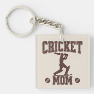 Cricket Mama Sportenthusiasten Cricket Lover Mothe Schlüsselanhänger