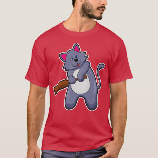 Cricket mit Cricket-Fledermaus T-Shirt