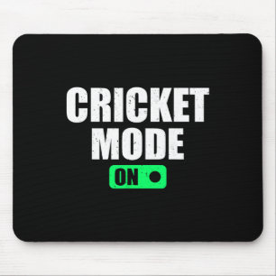 Cricket-Modus Ein - Cricketspieler Cricket Spieler Mousepad